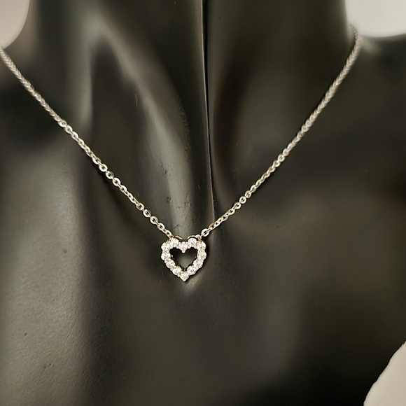 ❤️ SWEETHEART STERLING SILVER NECKLACE - Picture 3 of 4
